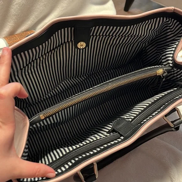Kate Spade Blush and Black Shoulder Bag - Picture 3 of 14